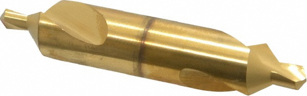 Combo Drill & Countersink: #7, 5/8" Body Dia, 118°, High Speed Steel