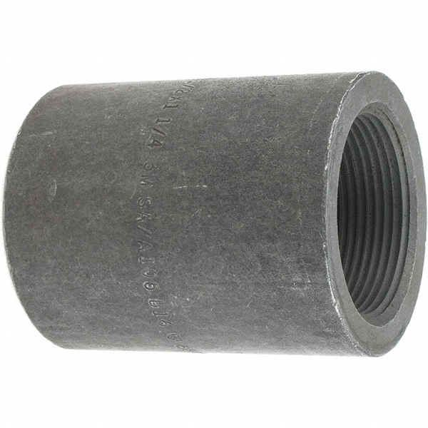 Anvil 361177702 Black Reducing Coupling: 1-1/2 x 1-1/4", Threaded Image