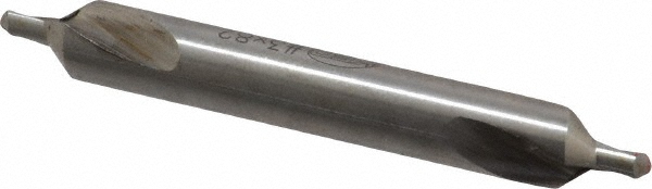 Combo Drill & Countersink: #3, 1/4" Body Dia, 118°, High Speed Steel