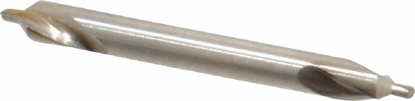 Combo Drill & Countersink: #1, 1/8" Body Dia, 118°, High Speed Steel