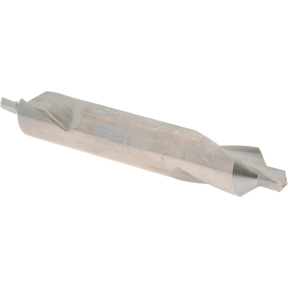 Combo Drill & Countersink: #4, 5/16" Body Dia, 1180, High Speed Steel