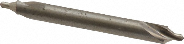 Combo Drill & Countersink: #11, 1/8" Body Dia, 118°, High Speed Steel