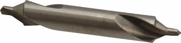 Combo Drill & Countersink: #14, 5/16" Body Dia, 118°, High Speed Steel