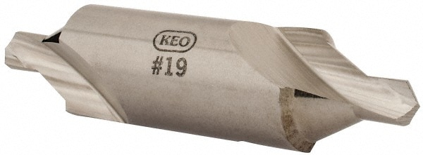 Keo 11900 Combo Drill & Countersink: #19, 7/8" Body Dia, 1180, High Speed Steel Image