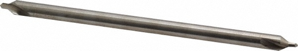 Combo Drill & Countersink: #3, 1/4" Body Dia, 118°, High Speed Steel