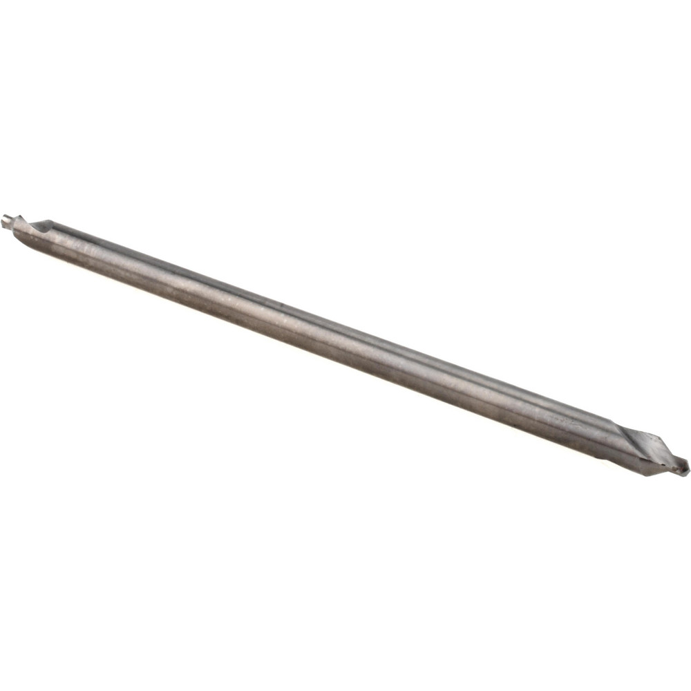 Combo Drill & Countersink: #3, 1/4" Body Dia, 118°, High Speed Steel