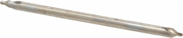 Combo Drill & Countersink: #4, 5/16" Body Dia, 118°, High Speed Steel