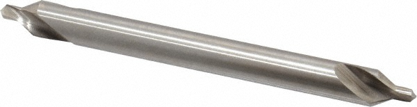 Combo Drill & Countersink: #5, 7/16" Body Dia, 118°, High Speed Steel