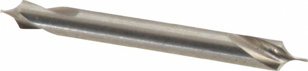 Combo Drill & Countersink: #4/0, 1/8" Body Dia, 118°, High Speed Steel