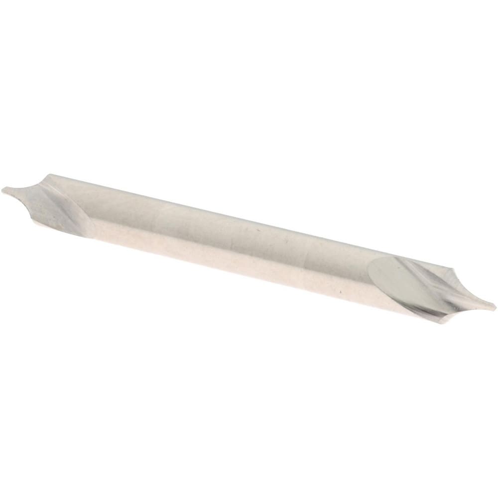 Combo Drill & Countersink: #2/0, 1/8" Body Dia, 1180, High Speed Steel