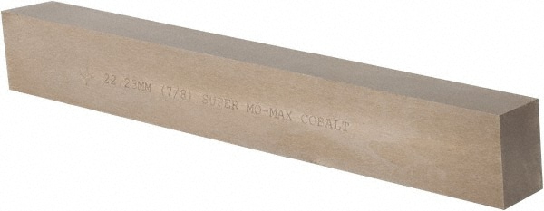 Cleveland C44589 Tool Bit Blank: 7/8" Width, 7/8" Height, 6" OAL, M42, Cobalt, Square Image