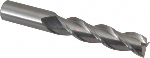 Kennametal 3658852 Square End Mill: 3/4 Dia, 3 LOC, 3/4 Shank Dia, 5-1/4 OAL, 3 Flutes, Solid Carbide Image