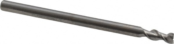 Kennametal 3658875 Square End Mill: 1/8 Dia, 1/4 LOC, 1/8 Shank Dia, 2 OAL, 2 Flutes, Solid Carbide Image