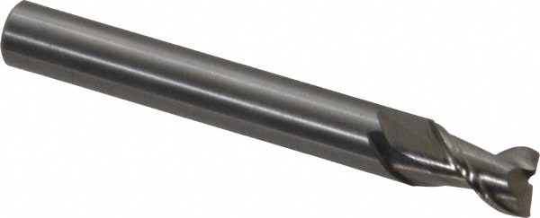 Kennametal 3658879 Square End Mill: 1/4 Dia, 3/8 LOC, 1/4 Shank Dia, 2 OAL, 2 Flutes, Solid Carbide Image