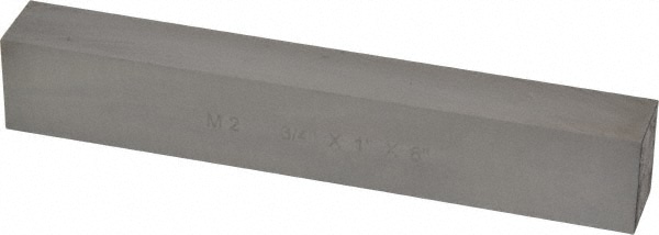 Cleveland C44659 Tool Bit Blank: 3/4" Width, 1" Height, 6" OAL, M2, High Speed Steel, Rectangle Image