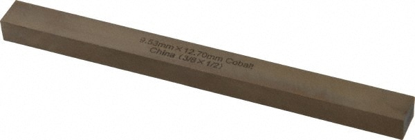 Cleveland C44626 Tool Bit Blank: 3/8" Width, 1/2" Height, 6" OAL, M42, Cobalt, Rectangle Image