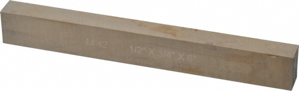 Cleveland C44648 Tool Bit Blank: 1/2" Width, 3/4" Height, 6" OAL, M42, Cobalt, Rectangle Image