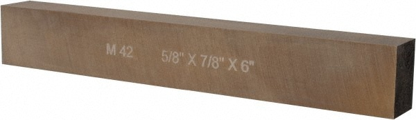 Cleveland C44657 Tool Bit Blank: 5/8" Width, 7/8" Height, 6" OAL, M42, Cobalt, Rectangle Image