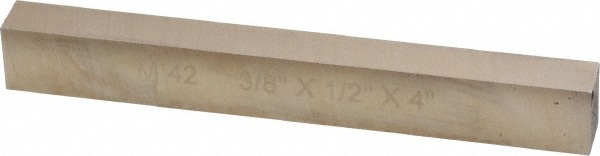 Cleveland C44624 Tool Bit Blank: 3/8" Width, 1/2" Height, 4" OAL, M42, Cobalt, Rectangle Image