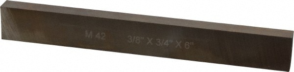 Cleveland C44642 Tool Bit Blank: 3/8" Width, 3/4" Height, 6" OAL, M42, Cobalt, Rectangle Image