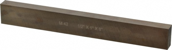 Cleveland C44652 Tool Bit Blank: 1/2" Width, 1" Height, 8" OAL, M42, Cobalt, Rectangle Image