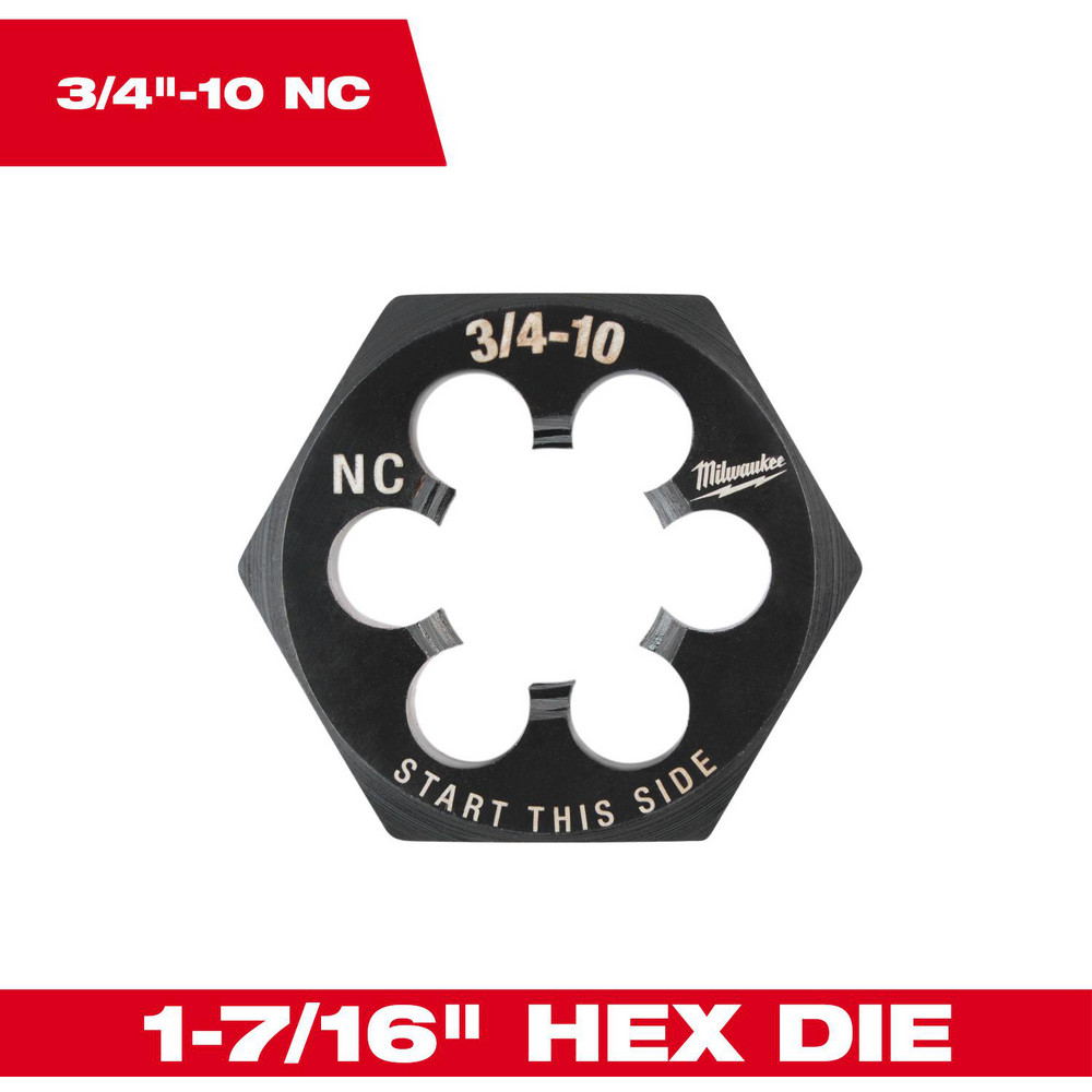 Milwaukee Tool - Hex Rethreading Die: Right Hand, No Carbon Steel | MSC ...
