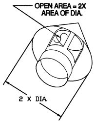 10" ID PVC Duct Rain Cap