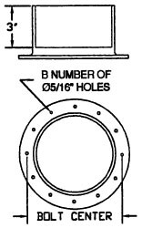 6" ID PVC Duct Fitting