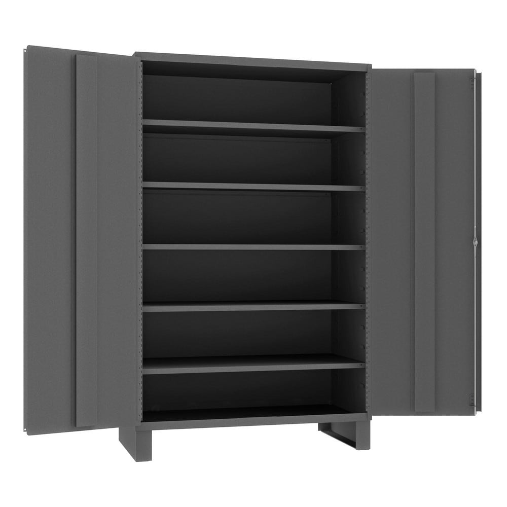 Durham JC-482478-5S-95 Locking Steel Storage Cabinet: 48" Wide, 24" Deep, 72" High Image