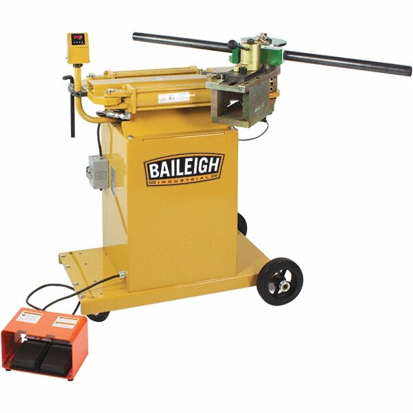 Pipe Bending Machines; Machine Type: Bender ; Power Type: Hydraulic ; Maximum Bending Angle: 180 ; Maximum Bending Angle: 1800 ; Maximum Bend Radius: 9 ; Maximum Pipe Size Capacity: 2 (Schedule 40) in; 60.33 mm