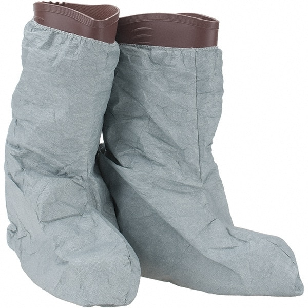 Boot Cover: Size Universal, Non Chemical-Resistant, Tyvek, Gray