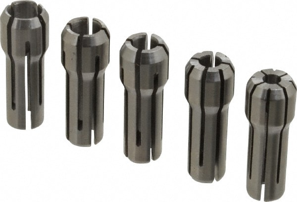 Parlec DA300-S005 Collet Set: 5 Pc, Series DA300, 1/8 to 1/4" Capacity Image