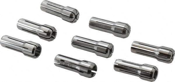 Parlec DA300-S008 Collet Set: 8 Pc, Series DA300, 1/4" Capacity Image