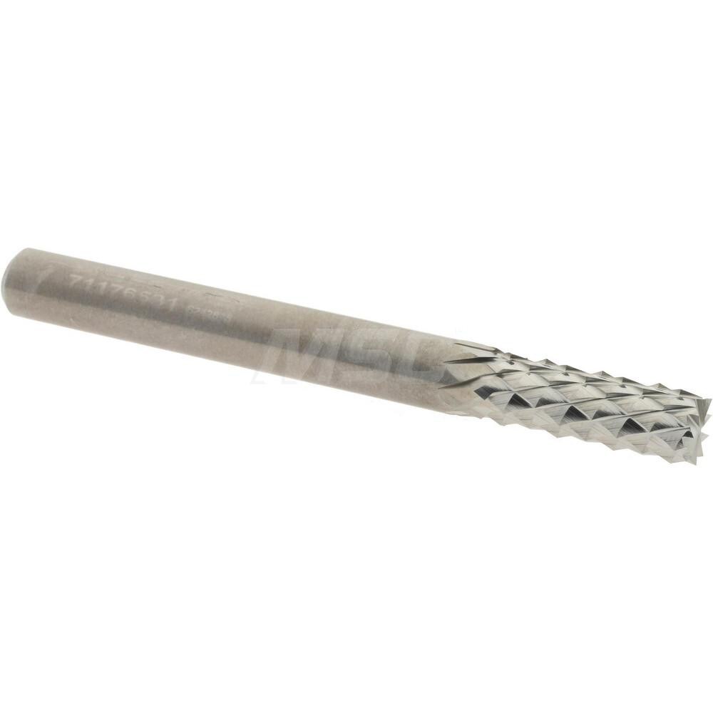 Diamond Pattern Router Bit: 0.25" Dia, 0.75" LOC, 1/4" Shank Dia, Burr