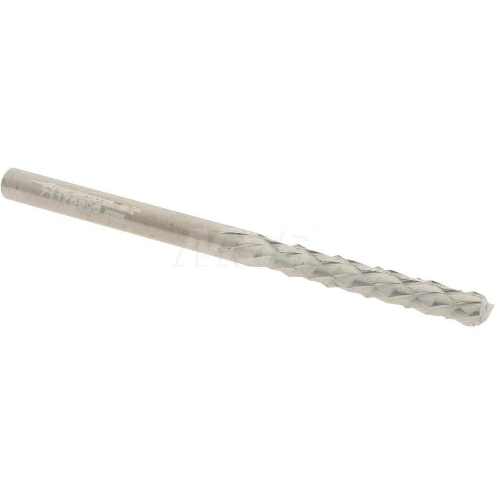 Diamond Pattern Router Bit: 0.125" Dia, 1" LOC, 1/8" Shank Dia, End Mill