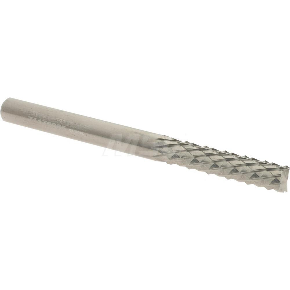 Diamond Pattern Router Bit: 0.25" Dia, 1" LOC, 1/4" Shank Dia, End Mill