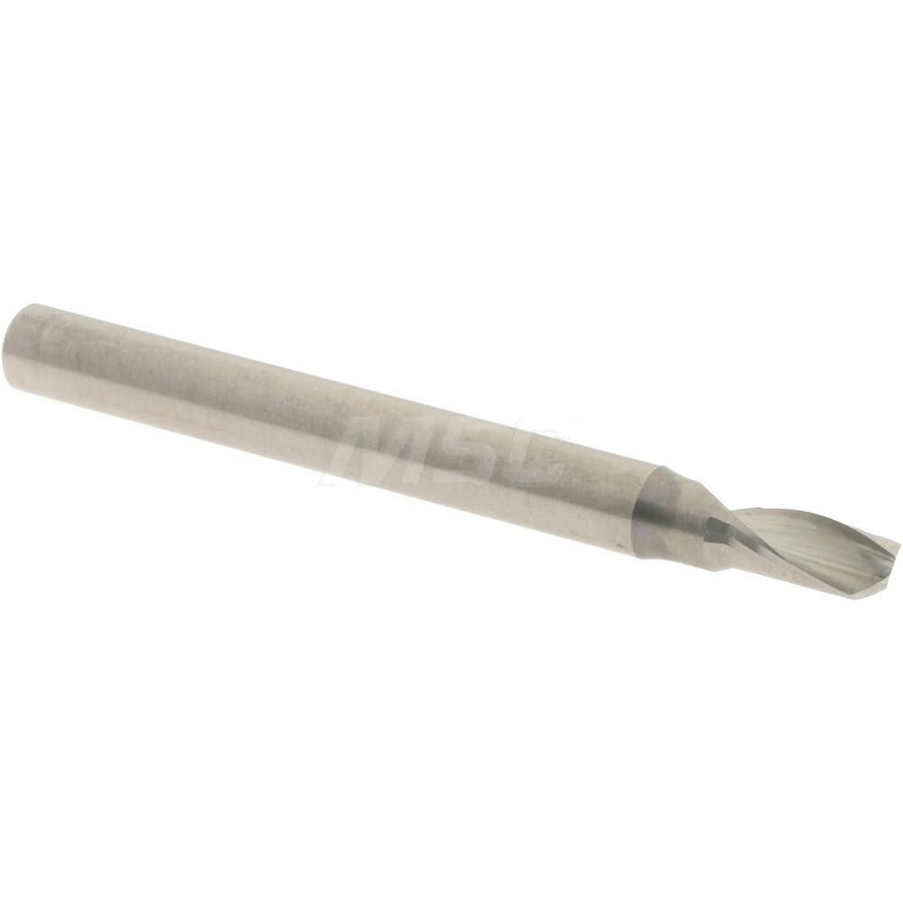 Spiral Router Bit: 0.1563" Dia, 0.3125" LOC, 3/16" Shank Dia, Upcut