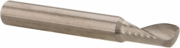 Spiral Router Bit: 0.1875" Dia, 0.375" LOC, 3/16" Shank Dia, Upcut