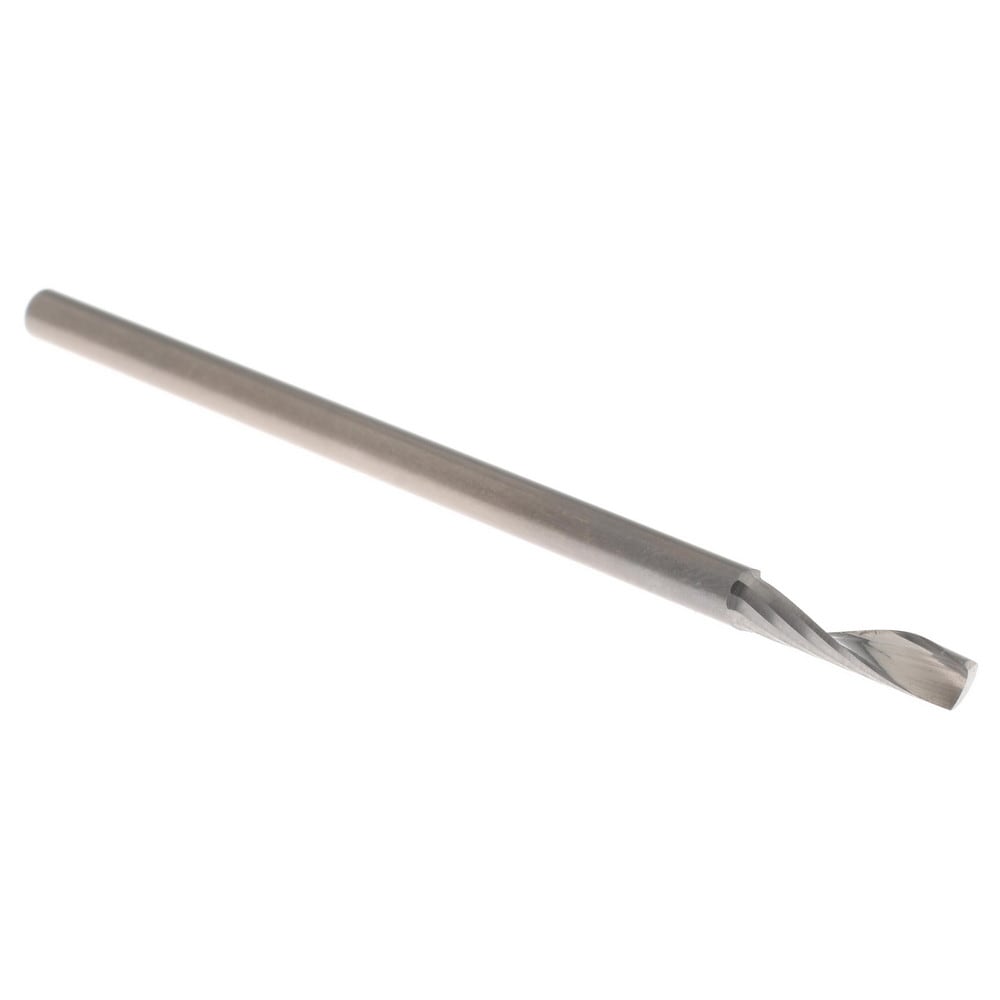 Spiral Router Bit: 3 mm Dia, 12 mm LOC, 3 mm Shank Dia, Upcut