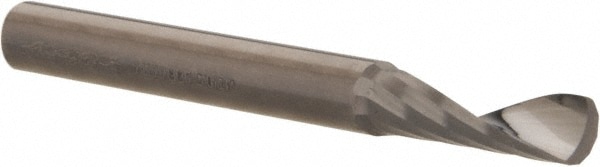 Accupro OCSFP18735 Spiral Router Bit: 0.1875" Dia, 0.625" LOC, 3/16" Shank Dia, Upcut Image