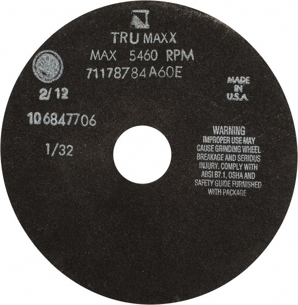 Tru-Maxx 910722 Cut-Off Wheel: 7" Dia, 1/32" Thick, 1-1/4" Hole, Aluminum Oxide Image