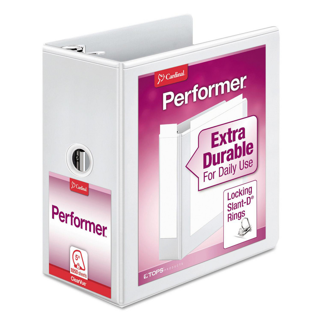 Cardinal - Ring Binders: Binder Type: 3 Hole Binder; Ring Type: Slant D ...