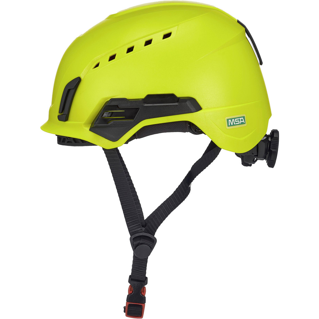 MSA - Rescue Helmet: Ratchet Adjustment, 4-Point Suspension, ABS | MSC ...