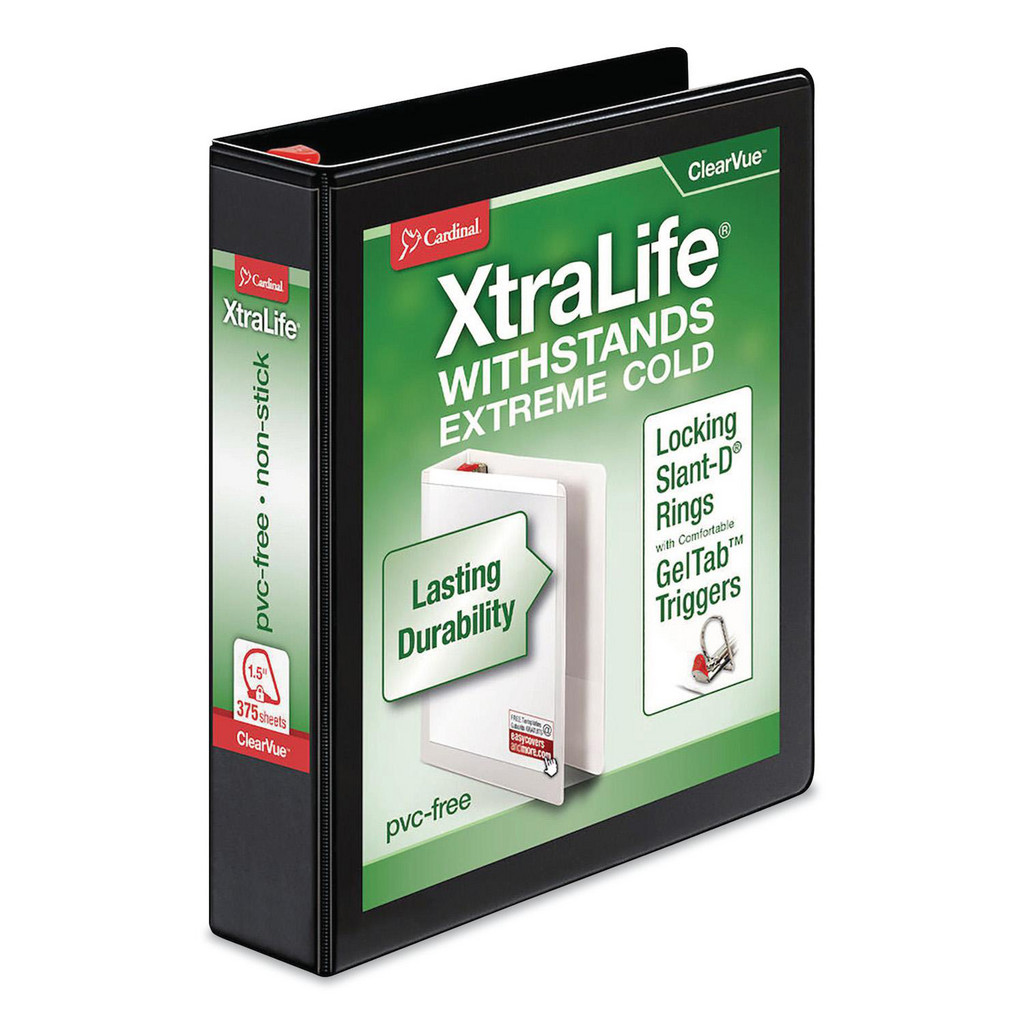 Cardinal - Ring Binders: Binder Type: 3 Hole Binder; Ring Type: Slant D ...