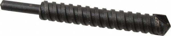 Value Collection Rotary Hammer Drill Bit: 1/2" Dia, 1/4" Shank, Carbide Tipped & High Speed Steel - 4" OAL | Part #F5004