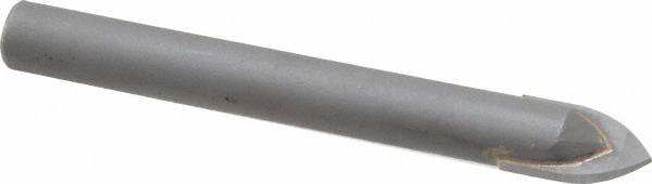 Made in USA 268028 7/16", 3/8" Diam Straight Shank, Carbide Tipped, Tile and Glass Drill Bit Image