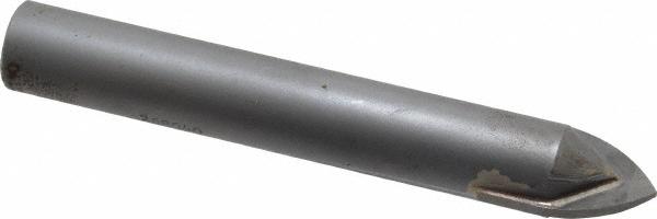 Made in USA 268040 5/8", 9/16" Diam Straight Shank, Carbide Tipped, Tile and Glass Drill Bit Image