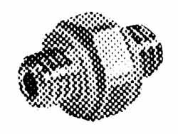 Barbed Tube Mini Nipple: M3 x 1