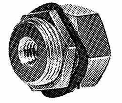 Barbed Tube Bulkhead Reducer: M12 x 0.75