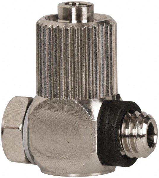 Barbed Tube Mini Hose Elbow: M5 x 1